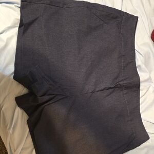 Time and Tru Women's High Waist Dark Gray Shorts